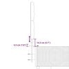 vidaXL Boxspringbett mit Matratze Hellgrau 180x200 cm Stoff
