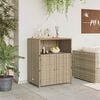 vidaXL Schrank mit T&uuml;r Beige 70 x 50 x 87 cm Polyester und Roly Ratten