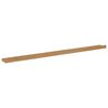 vidaXL Wandregal mit Regal 2 pcs Braun 115 x 9 x 3 cm Holzwerkstoff