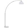 vidaXL Bogenlampe 60 W Silbern E27 200 cm