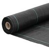 vidaXL Unkrautvlies Schwarz 0,5x50 m PP