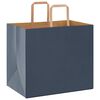 vidaXL Papiertragetaschen 250 Stk. mit Henkeln Blau 32x22x28 cm