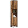vidaXL Badezimmerm&ouml;bel-Set Altholz 35 x 37,5 x 188,5 cm Holzwerkstoff