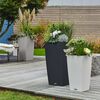 LECHUZA Pflanzgef&auml;&szlig; CUBICO Cottage 30 ALL-IN-ONE Wei&szlig;