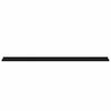vidaXL Wandregale 4 Stk. Schwarz 115x9x3 cm