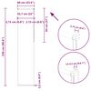 vidaXL Verdunkelungsrollo Kaffeebraun 60x230 cm Stoffbreite 55,7 cm