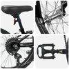 vidaXL Mountainbike 24 Zoll 6-Speed f&uuml;r 8-12 Jahre Schwarz