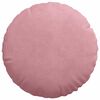 vidaXL Sitzkissen 2 St&uuml;ck Rosa &Oslash; 40 x 13 cm Samt
