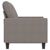 vidaXL 2-Sitzer-Sofa Taupe 120 cm Stoff