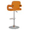 vidaXL Barhocker 2 Stk. Orange Kunstleder