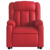 vidaXL Massagesessel mit Aufstehhilfe Rot Kunstleder