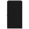 vidaXL LED-Sideboard 2 pcs Schwarz Eichen-Optik 41 x 37 x 67 cm
