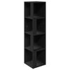 vidaXL Eckregale 33 x 33 x 132 cm Engineered wood Schwarz