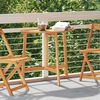 vidaXL Gartentisch Braun 78 x 46 x 75 cm Massivholz Akazie