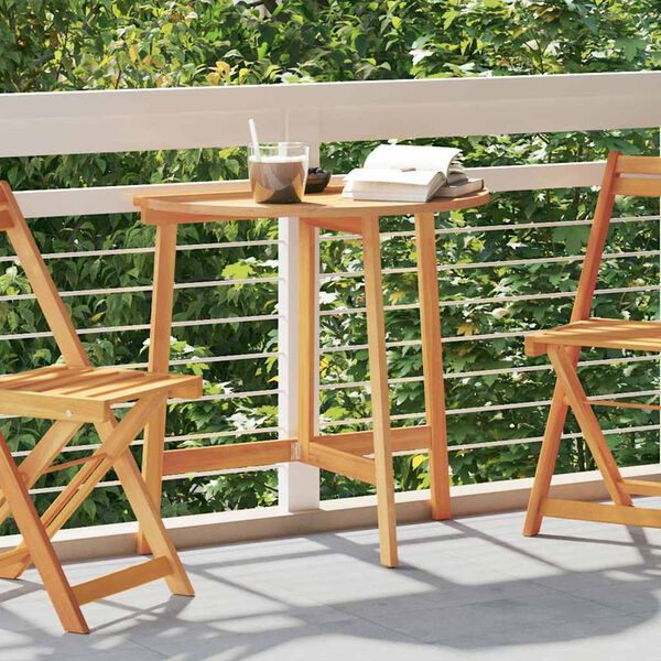 vidaXL Gartentisch Braun 78 x 46 x 75 cm Massivholz Akazie