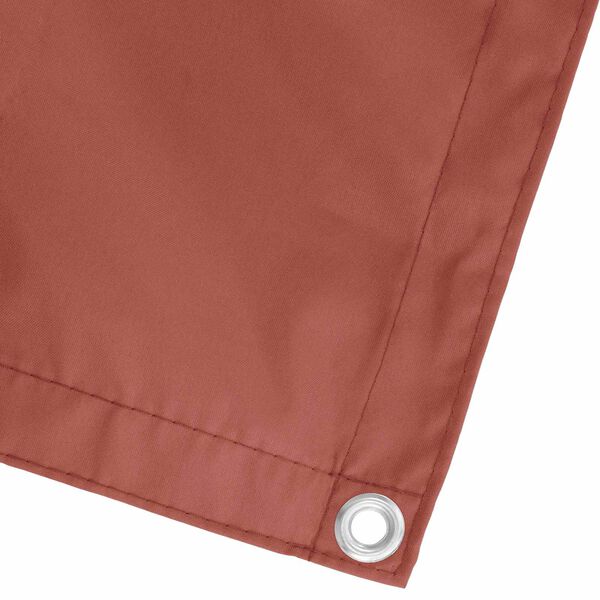 vidaXL Balkonsichtschutz Terrakotta 100 x 500 cm Oxford-Stoff