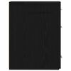 vidaXL Apothekerschrank Schwarze Eiche 20 x 45.5 x 60 cm Holzwerkstoff