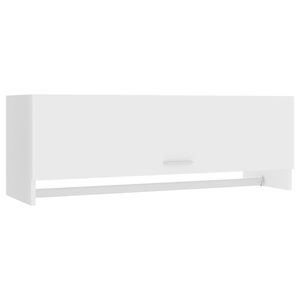 vidaXL Kleiderschrank Wei&szlig; 100x32,5x35 cm Holzwerkstoff
