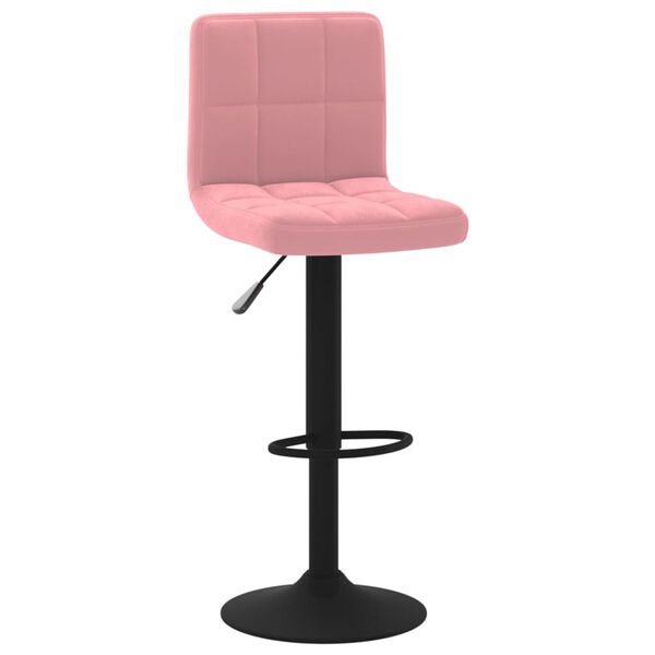 vidaXL Barhocker Rosa Samt