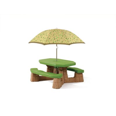 Step2 Kinder-Picknick-Tisch mit Sonnenschirm