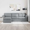 vidaXL Sofa 210cm Hellgrau Metall