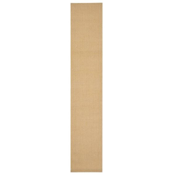 vidaXL Teppich Natur Sisal 66x350 cm