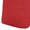 vidaXL R&uuml;cken Kissen Rot 45 x 24 x 50 cm Stoff