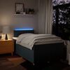 vidaXL Boxspringbett mit Matratze Blau 120x200 cm Stoff