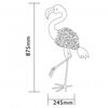 Luxform Solar-LED Deko-Gartenleuchte Flamingo Rosa 30111
