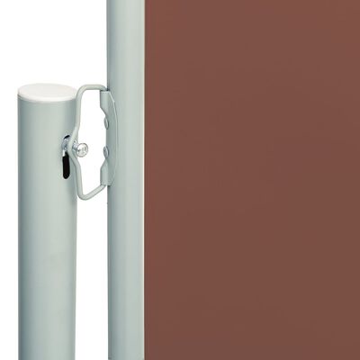 vidaXL Seitenmarkise Ausziehbar 200x600 cm Braun