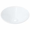 vidaXL Waschbecken 2 Stk. Wei&szlig; 42x42x14 cm Keramik
