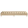 vidaXL Bettgestell ohne Matratze Sonoma-Eiche 75x190 cm Holzwerkstoff