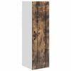 vidaXL Wandschrank PORTO Ger&auml;ucherte Eiche 30 x 31 x 100 cm