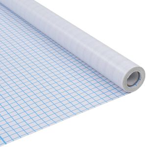 vidaXL Fensterfolie Matt Streifen-Design 0,9x5 m PVC