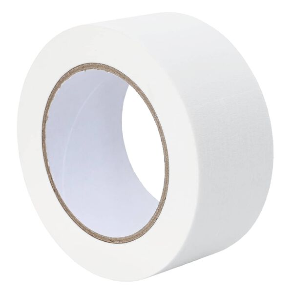vidaXL Malerklebeb&auml;nder 12 pcs Wei&szlig; 50mm x 50m Papier