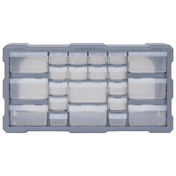 vidaXL Multi-Schubladen-Organizer mit 22 Schubladen 49x16x25,5 cm