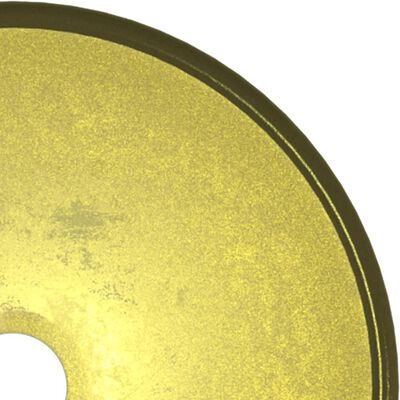 vidaXL Waschbecken Hartglas 30x12 cm Golden
