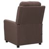 vidaXL Massagesessel Taupe Stoff