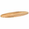 vidaXL Tischplatte 100x50x2,5 cm Oval Massivholz Mango