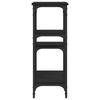 vidaXL Konsolentisch Schwarz 80x29x75 cm Holzwerkstoff