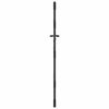 vidaXL Gartentor Schwarz 85 x 200 cm Pulverbeschichteter Stahl