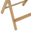 vidaXL K&uuml;chentisch Natur 40 x 30 x 53,5 cm Bambus
