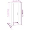 vidaXL 3-tlg. TV-Schrank-Set R&auml;uchereiche Holzwerkstoff