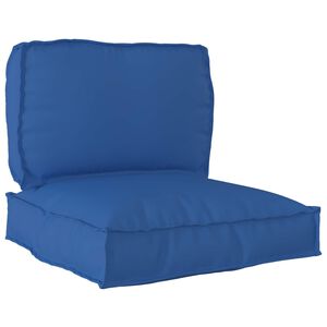 vidaXL Palettenkissenset 2 pcs K&ouml;nigsblau Oxford-Stoff