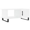 vidaXL Couchtisch Wei&szlig; 90x50x40 cm Holzwerkstoff