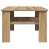 vidaXL Couchtisch Artisan-Eiche 60x60x42 cm Holzwerkstoff