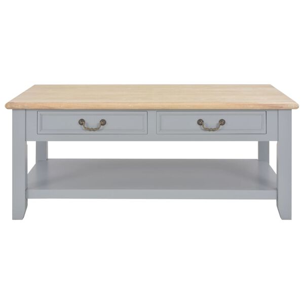 vidaXL Couchtisch Grau 100x55x40 cm Holz