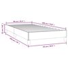 vidaXL Bettgestell Cappuccino-Braun 90x190 cm Kunstleder