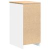 vidaXL Garagen-Aufbewahrungsschrank Weiß 40x51x85 cm Massivholz Kiefer
