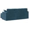 vidaXL Sofa Blau 198 x 134 x 80 cm Samt